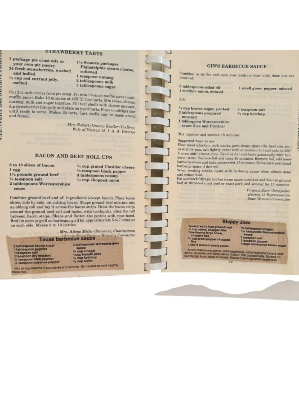Cookbook 25 Years Women Of The Farm Bureau 1981 Vintage Recipes Spiral Canning
